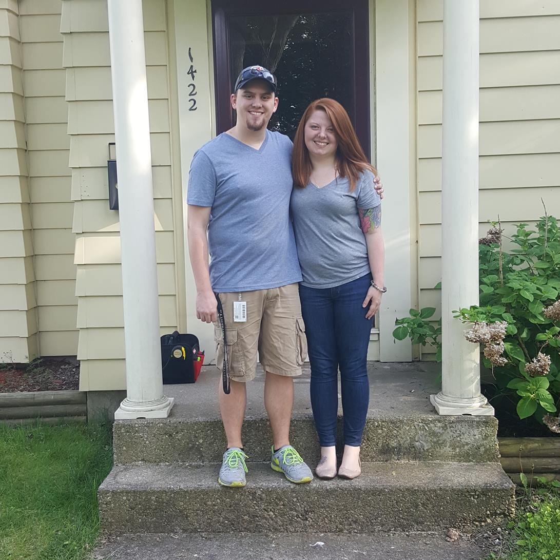 The day we got the keys to our house!