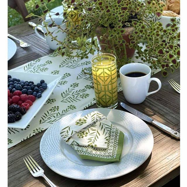 Phlox Green Napkin | Set of 4