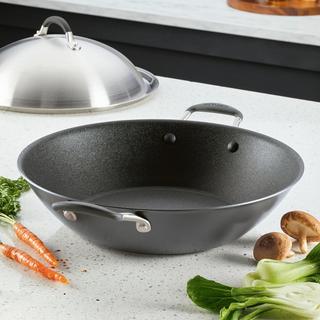 A1 Series Nonstick Induction Wok with Lid