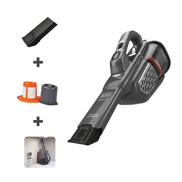 BLACK+DECKER Dusbuster Handheld Vacuum, Cordless, Gray (HHVK415B01)