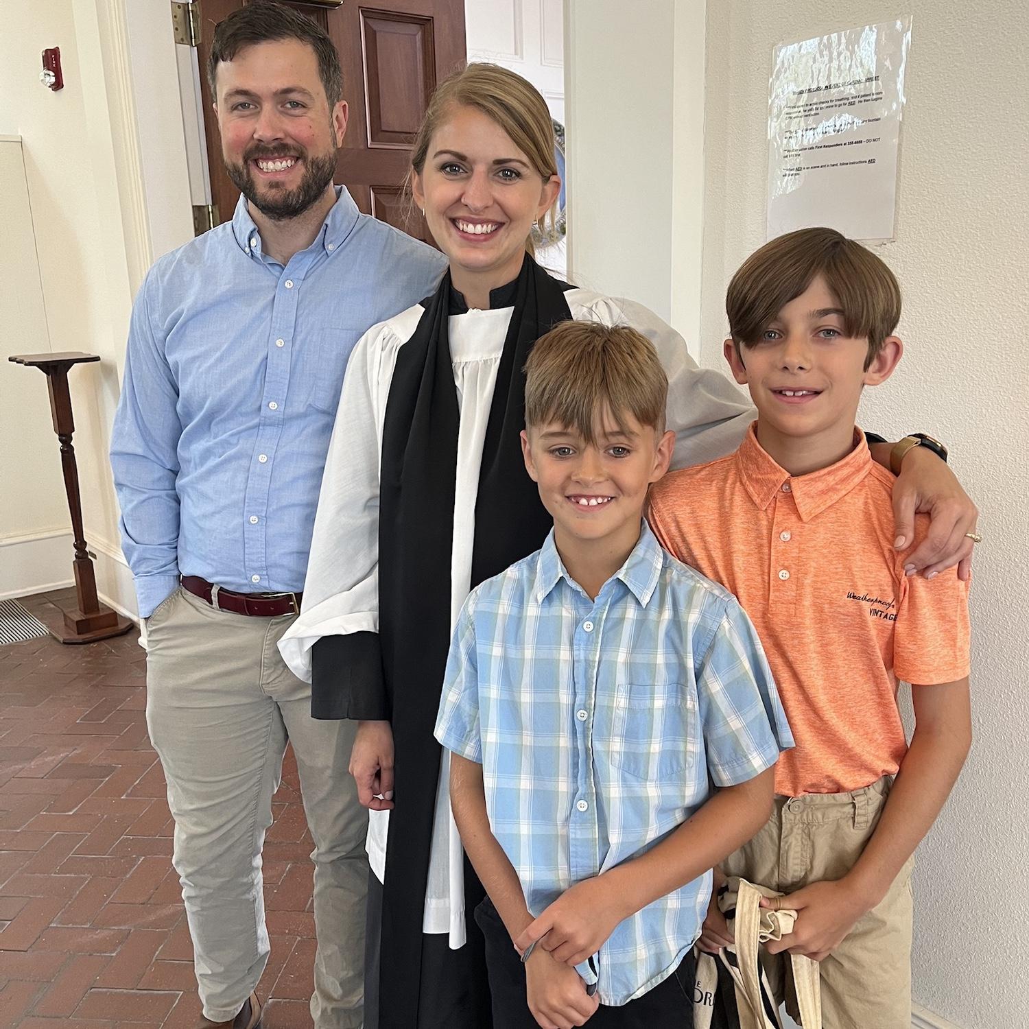 Susanne’s first Sunday sermon