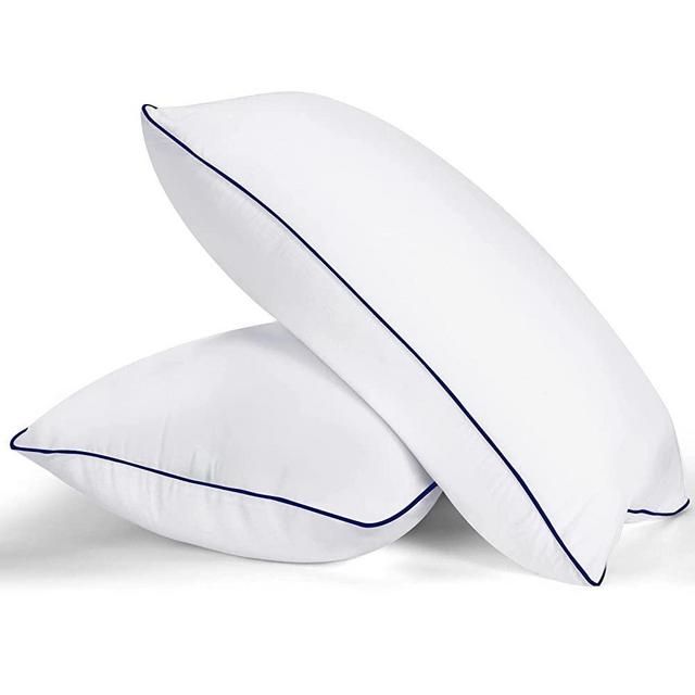 MZOIMZO Bed Pillows for Sleeping- King Size, Set of 2, Cooling Hotel Quality with Premium Soft Down Alternative Fill for Back, Stomach or Side Sleepers