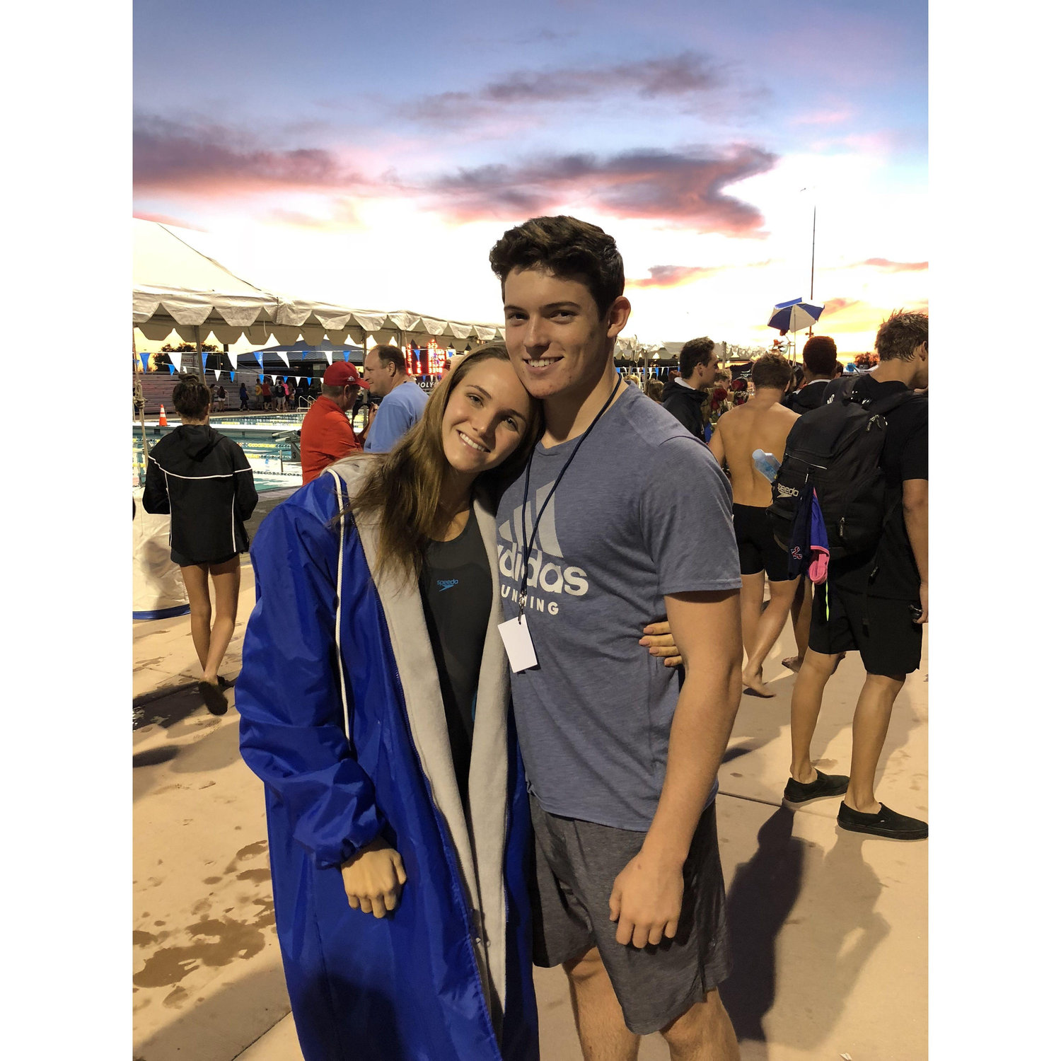 Carlie's state swim meet 2018