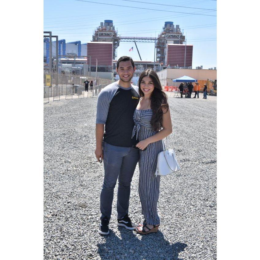 Kiewit Family Day at Hunter's internship!