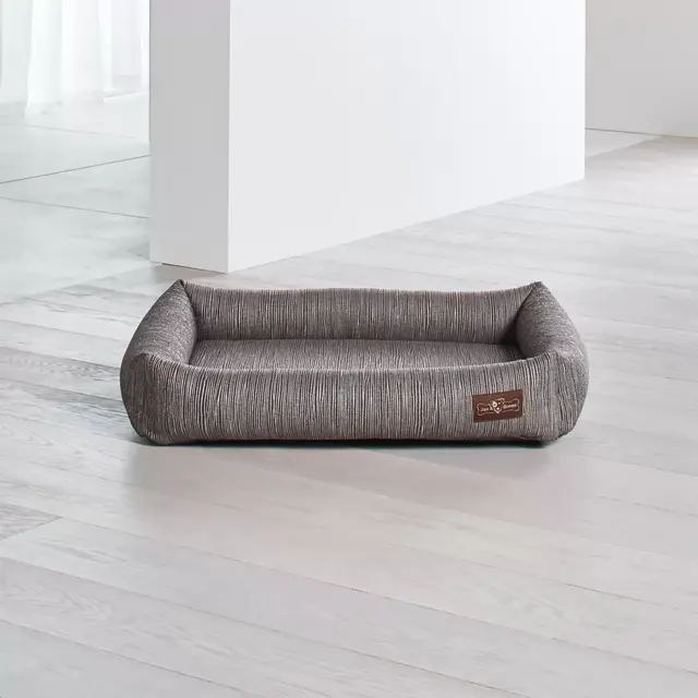 Cuddler Silhouette Latte Microfoam Medium Dog Bed