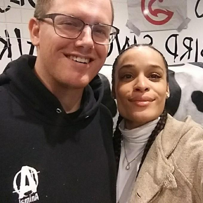 Nini's 1st Atlanta Hawk's game - January 2020