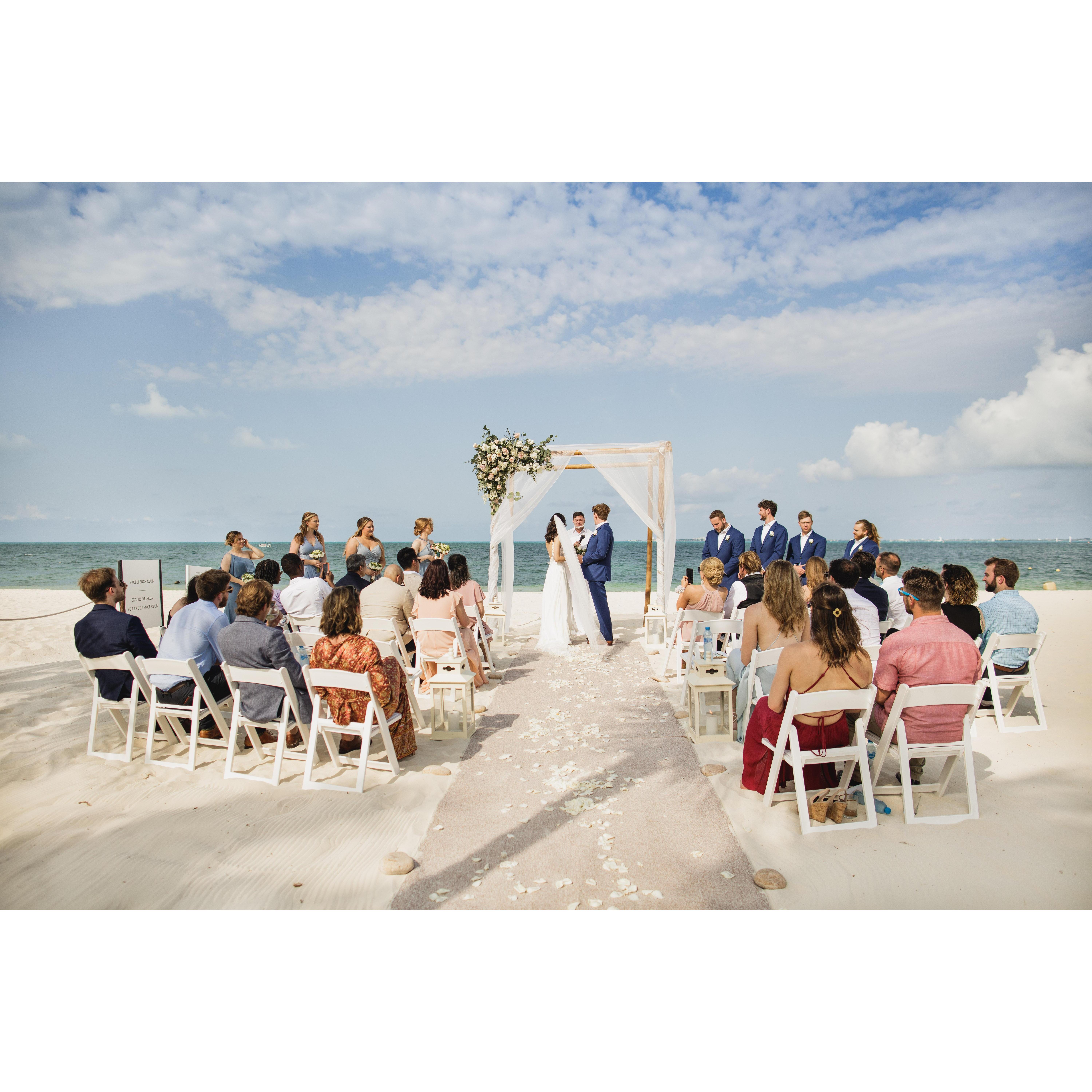 Beach ceremony
