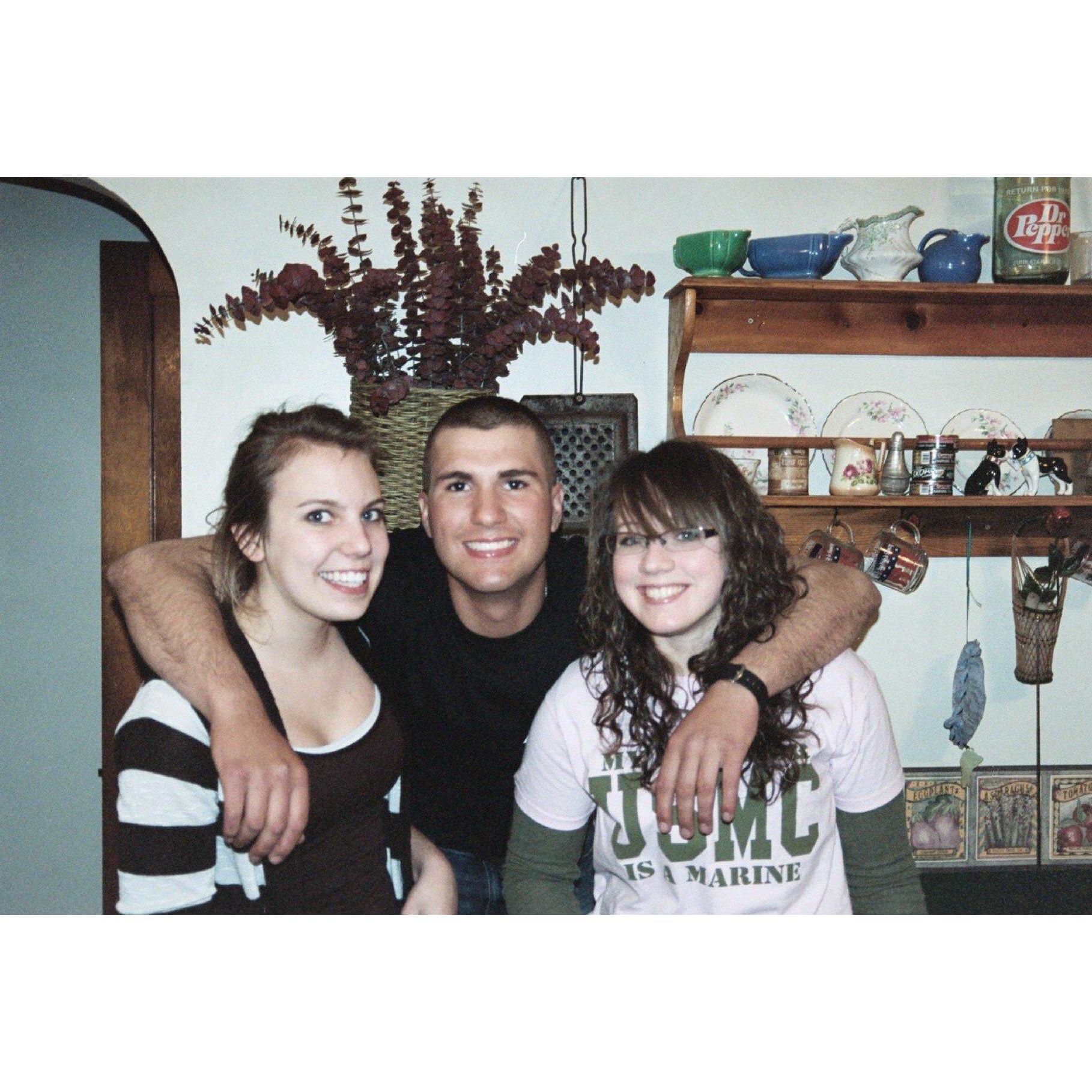 When Tyler got back from boot camp.