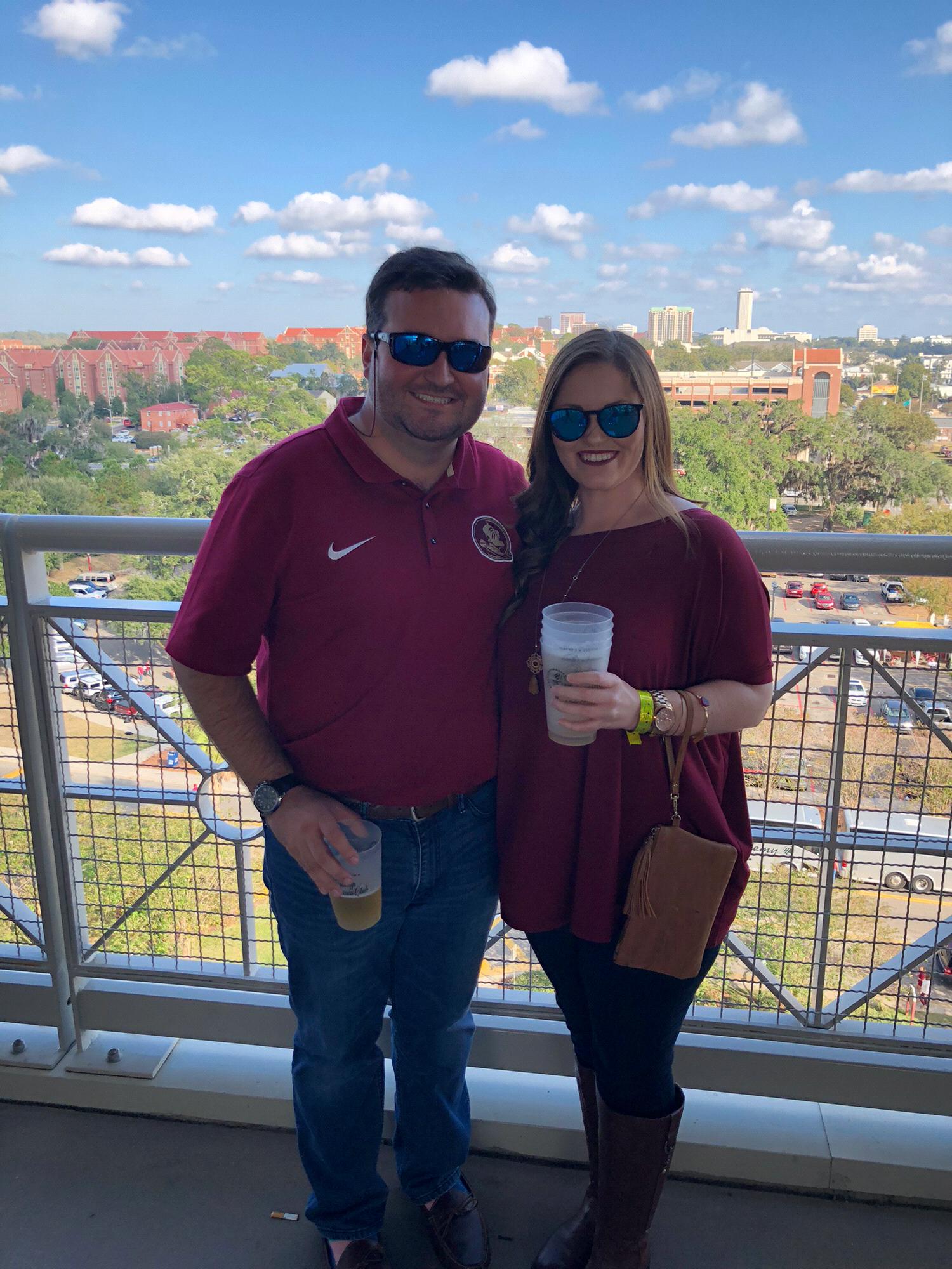 To football games, November 2017