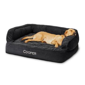 (Large Dogs up to 90) Orvis Memory Foam Couch Dog Bed in Slate