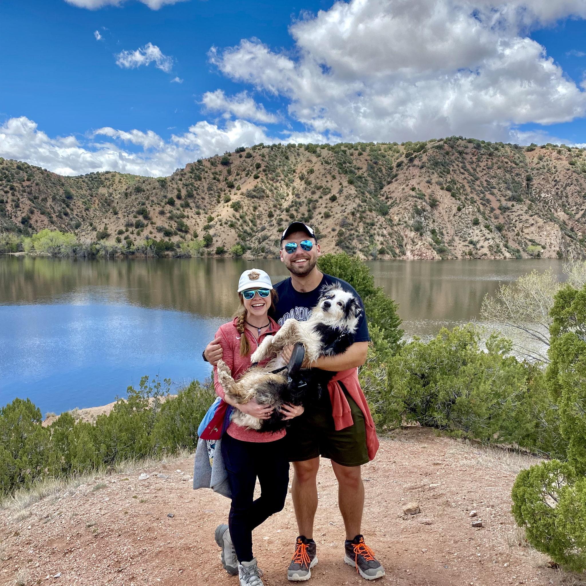 Spent the day paddleboarding at Santa Cruz Lake, NM