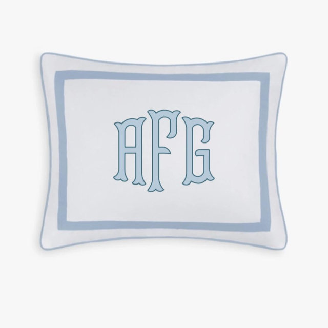 Banded King Pillow Sham
