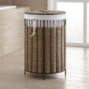 Barros Round Seagrass Hamper with Liner