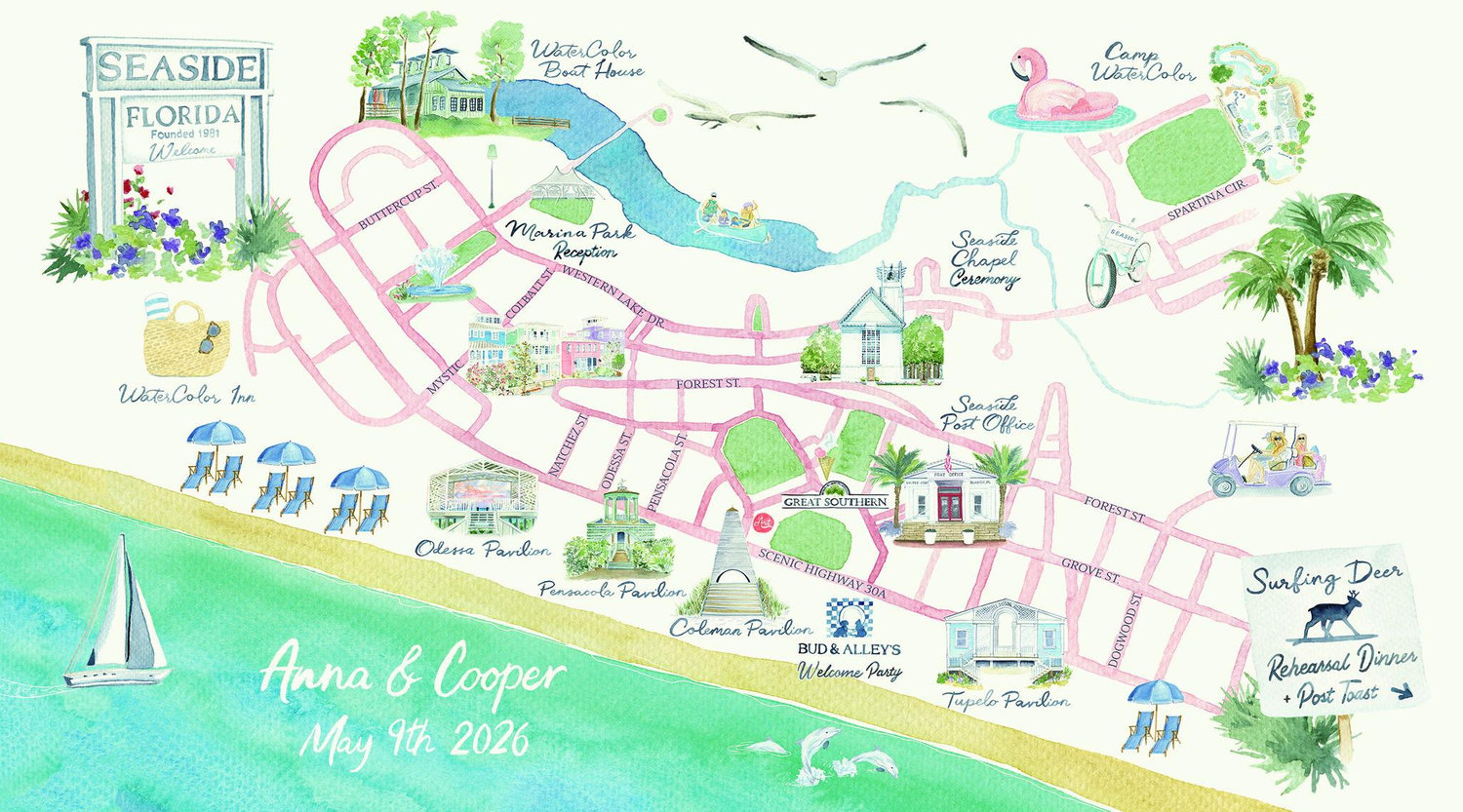 The Wedding Website of Anna Rollins and Cooper Bates