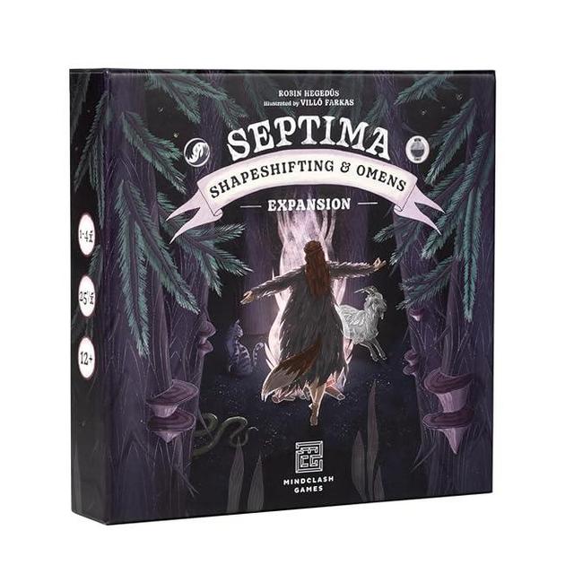Mindclash Games Septima - Shapeshifting & Omens Expansion | Transform into Animal Forms & Face Omens | New Cards, Animal Tiles & Modular Gameplay