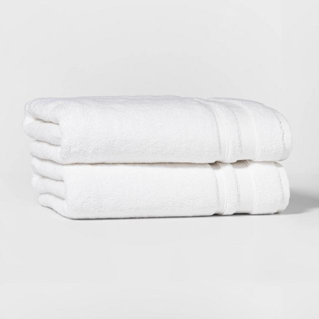 4pk Cotton Easy Care Napkins White - Threshold
