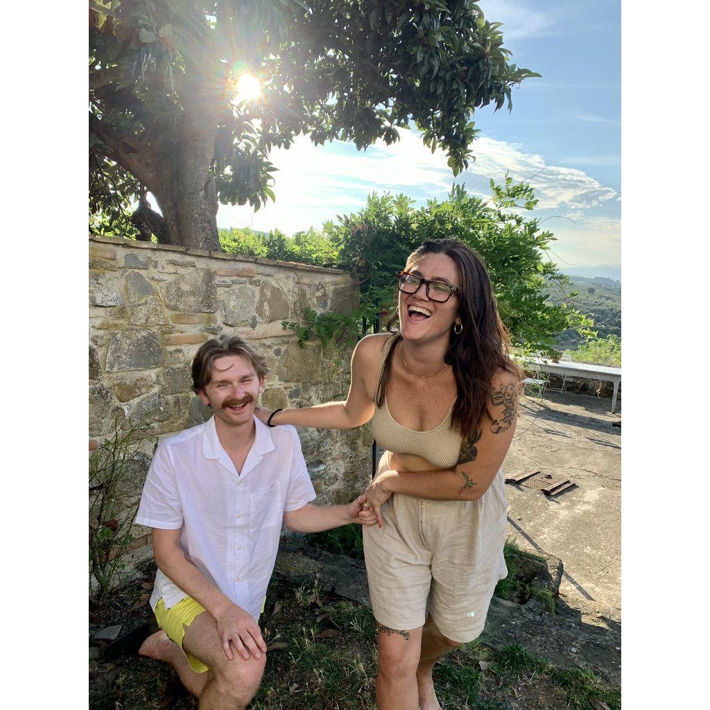 Remake of the proposal in our Tuscan villa! (August, 2023)