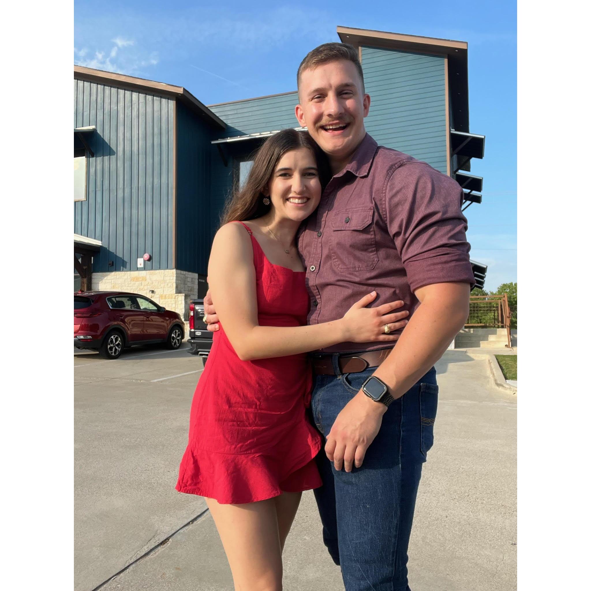 This was the day we made our relationship official!