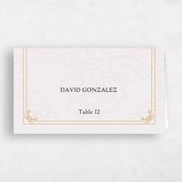 Pink Wedding Place Card - Joliette