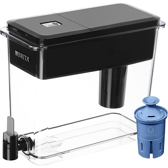 Brita UltraMax Filtered Water Dispenser, Small, Jet Black