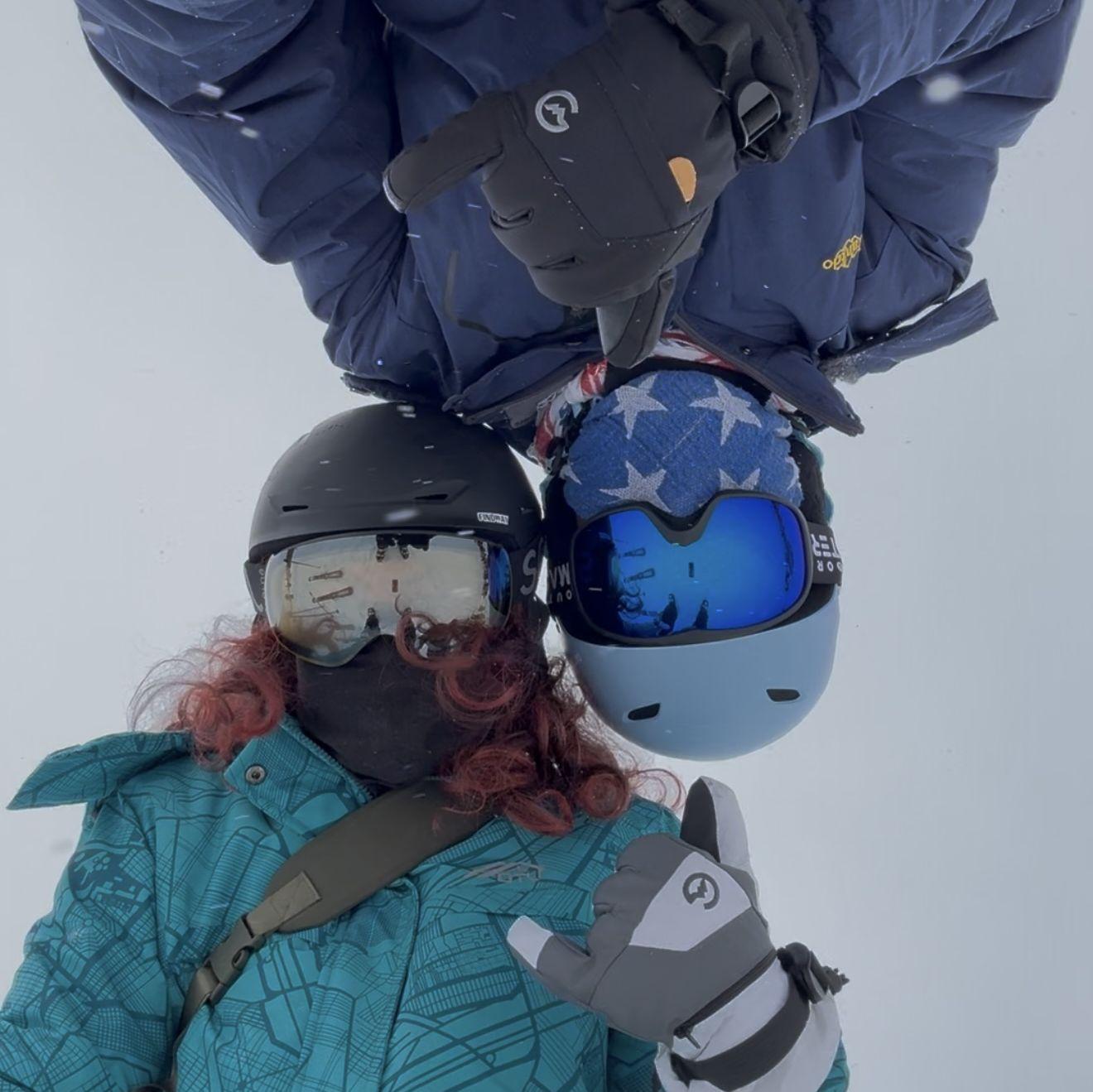 First ski trip together. We both love a good adventure!