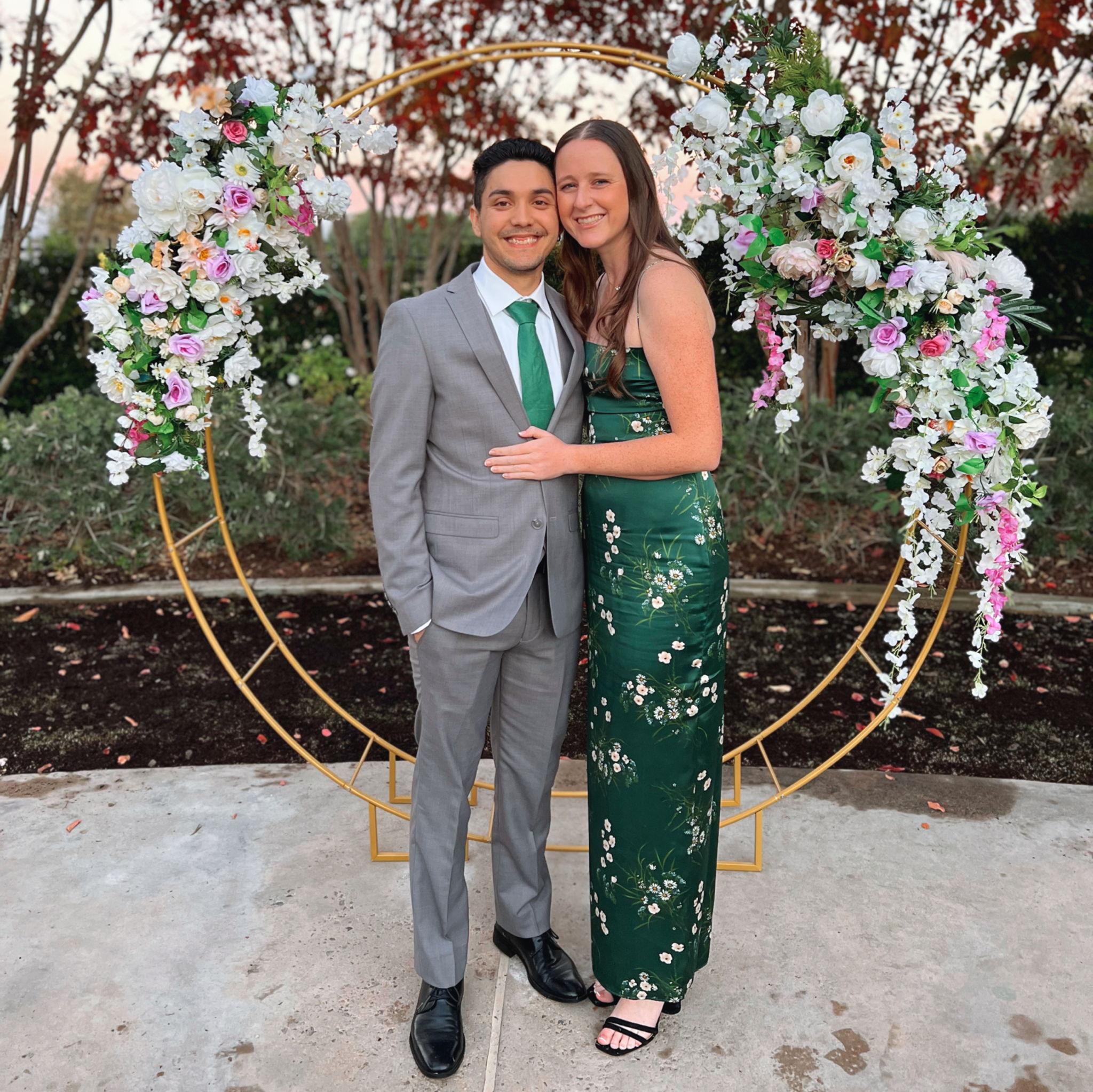 Going to a wedding together knowing one day, we'd get to marry each other!