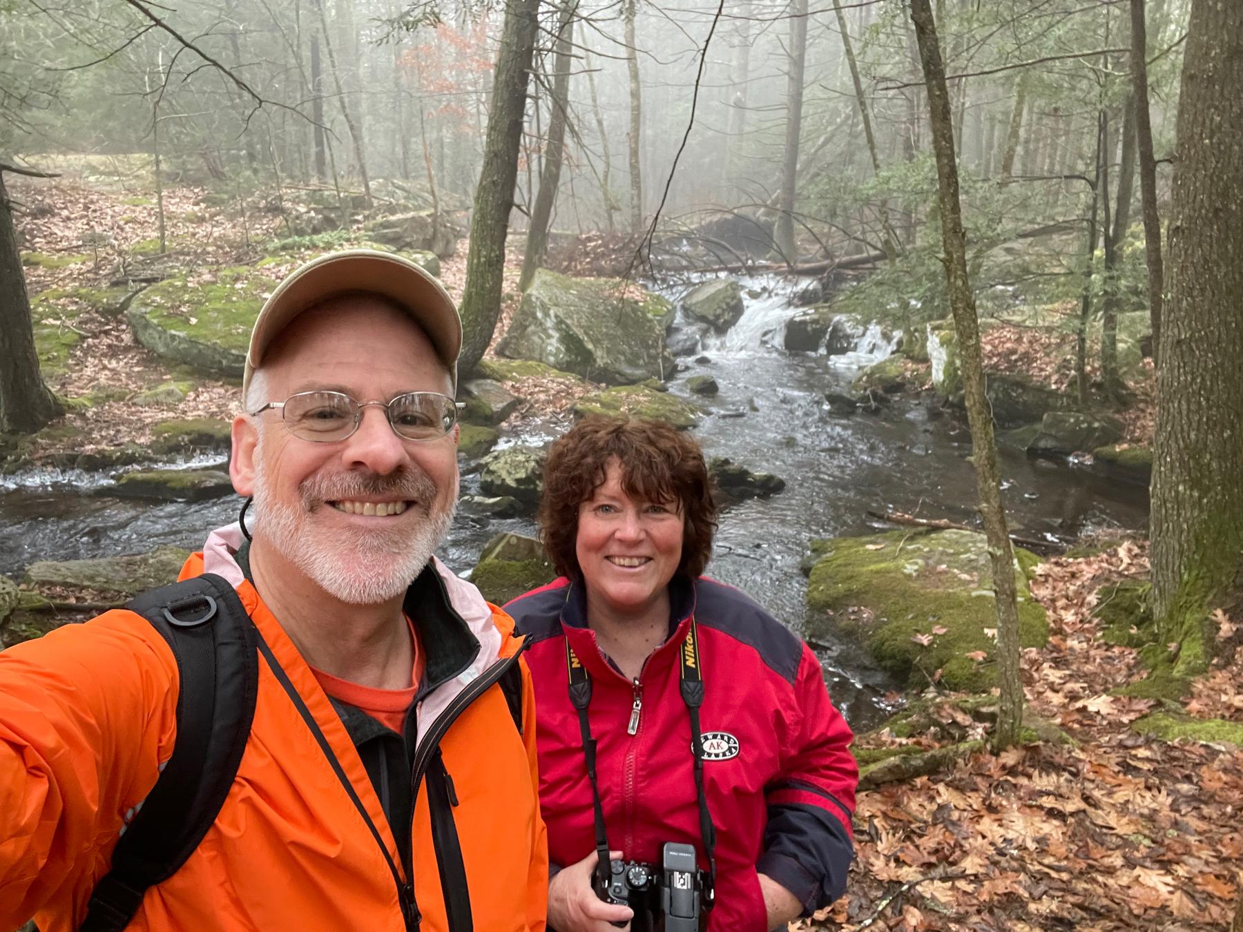 New Years Day hike in Old Furnace State Park in Danielson, CT The water features and view from the top of Ross’ Cliffs are amazing!!