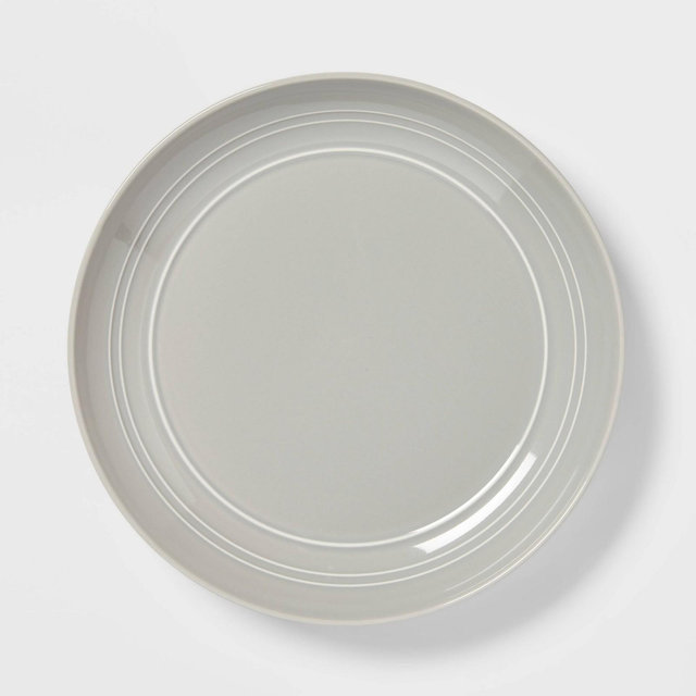 10" Stoneware Westfield Dinner Plates Gray - Threshold™