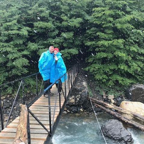 Engaged! in Torres del Paine, Chile. November 16, 2017