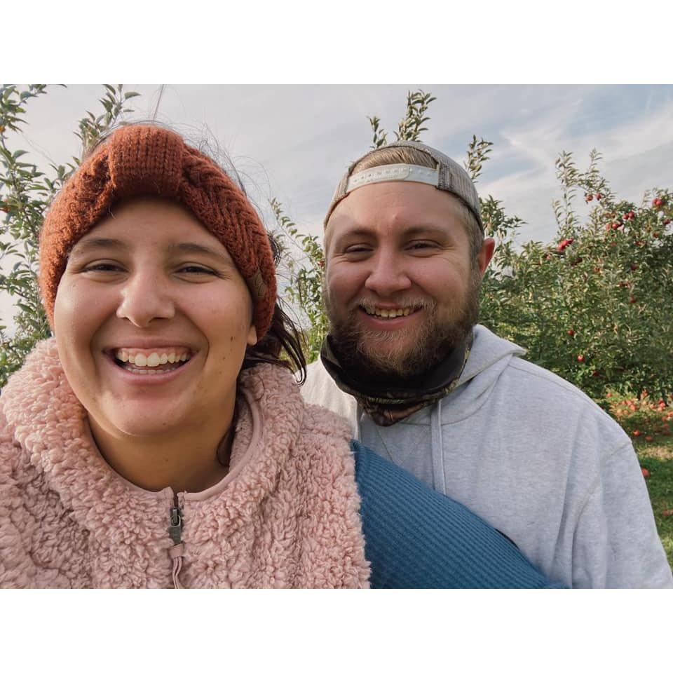 October 2020- Our first time going to an apple orchard/pumpkin patch together