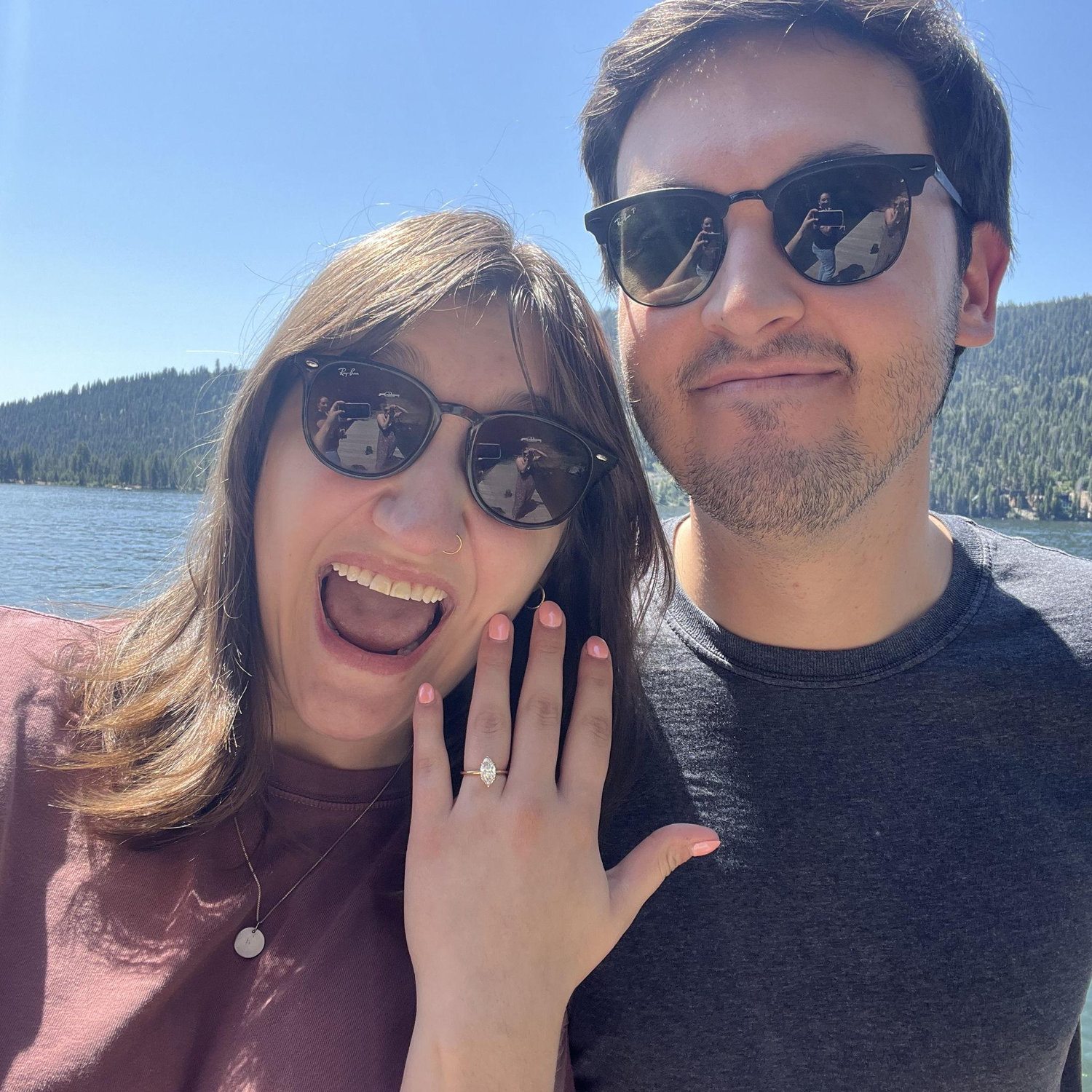 Engaged Selfie!