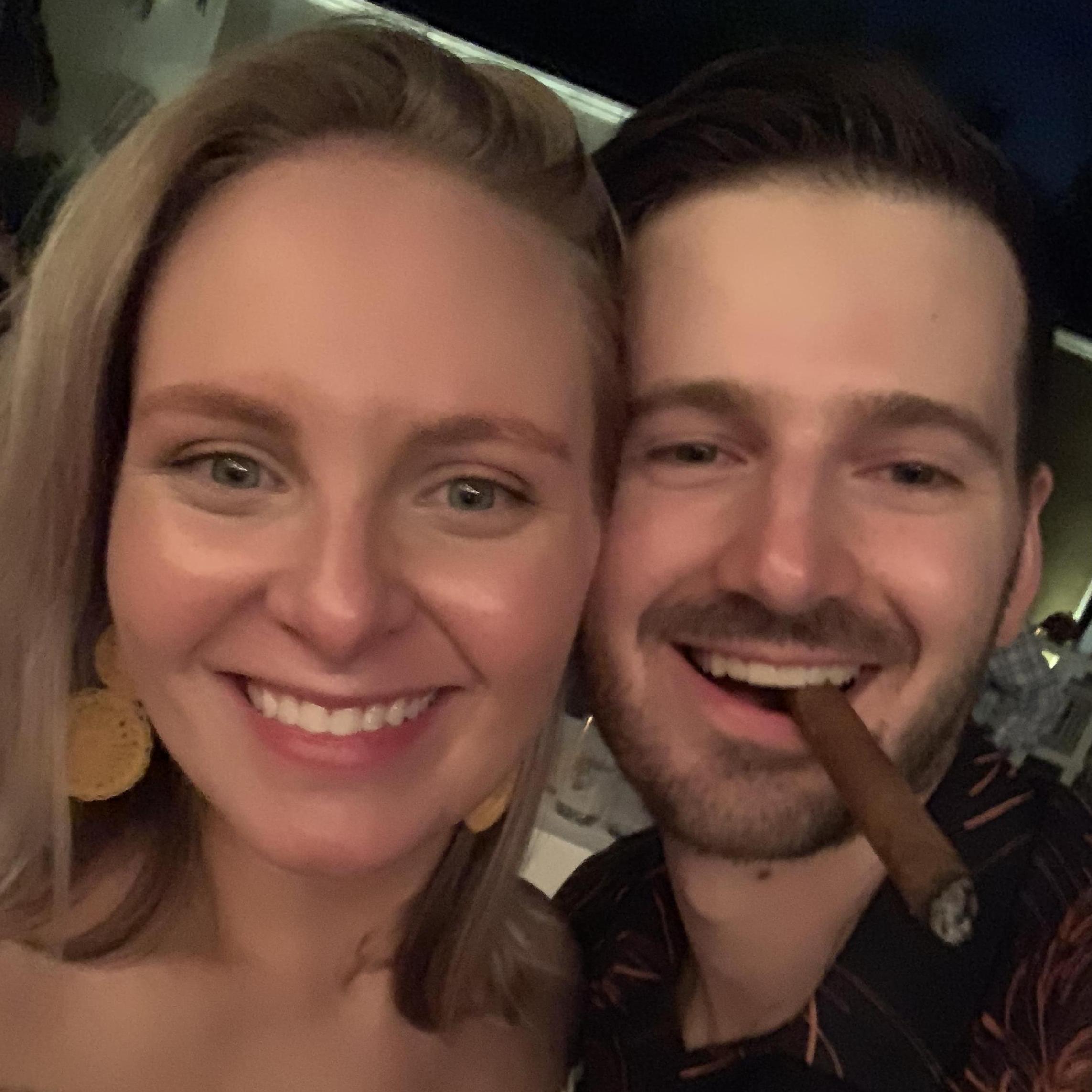 Greg smokes cigars in Mexico.