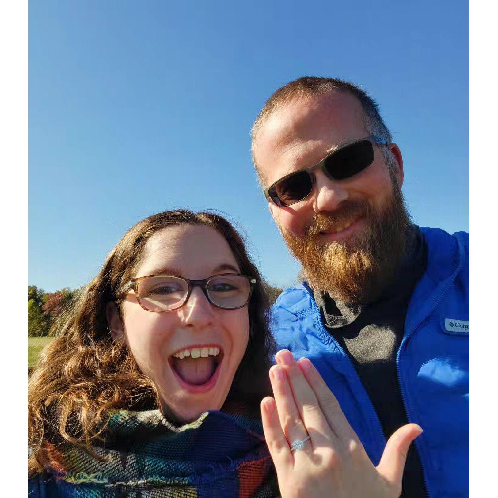 She said YES!