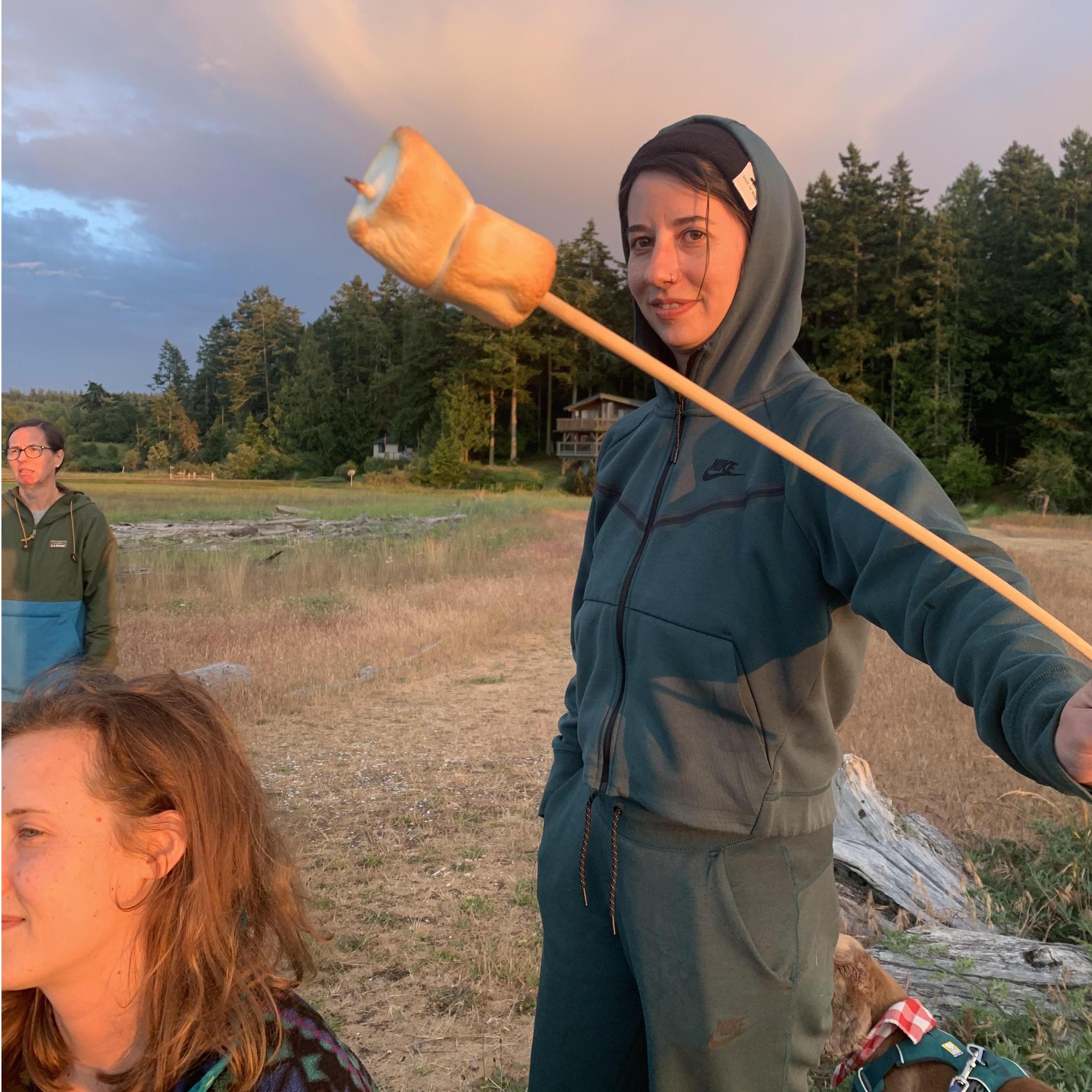 S'mores at Lopez Island