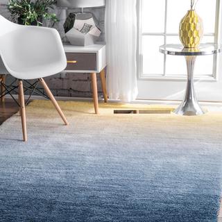 Hand Tufted Ombre Hertha Shaggy Area Rug