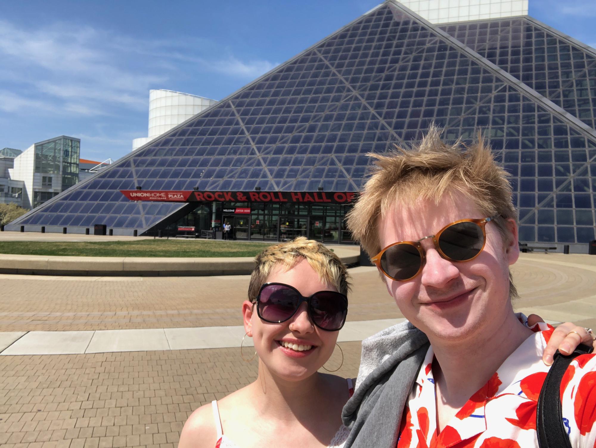 The Rock and Roll Hall of Fame, so we could say we went (we didn’t).