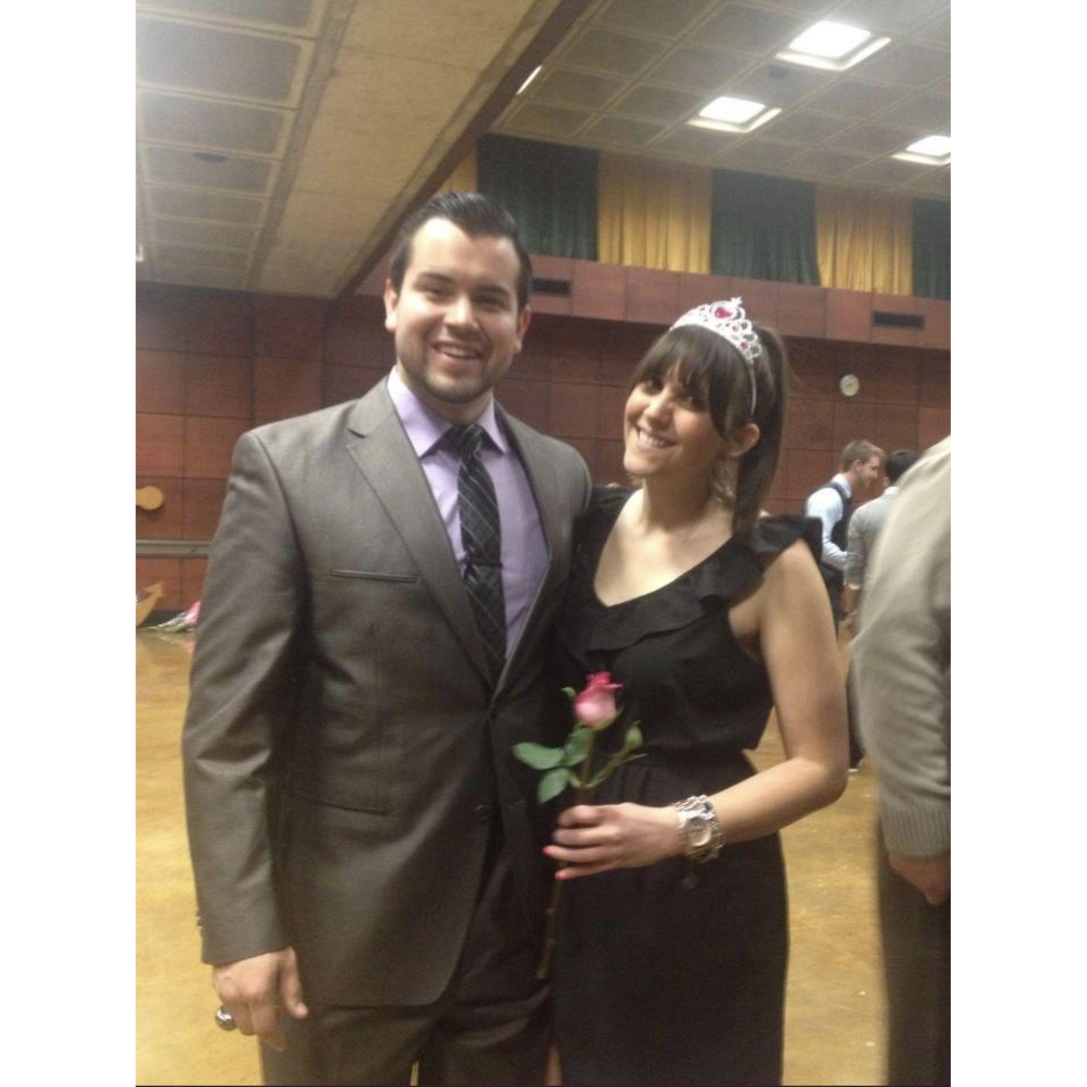 February 19, 2012, Alejandro officially asked Olivia to be his girlfriend right before this photo was taken