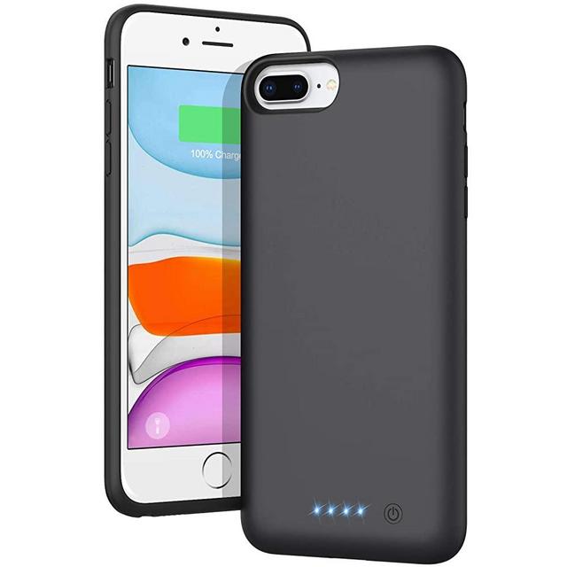 AONIMI Battery Case for iPhone 6s Plus/6 Plus/7 Plus/8 Plus, [8500mAh] Portable Charging Case Rechargeable Extended Battery Pack Protective Charger Case for Apple iPhone 6 Plus/7 Plus/8 Plus (5.5')
