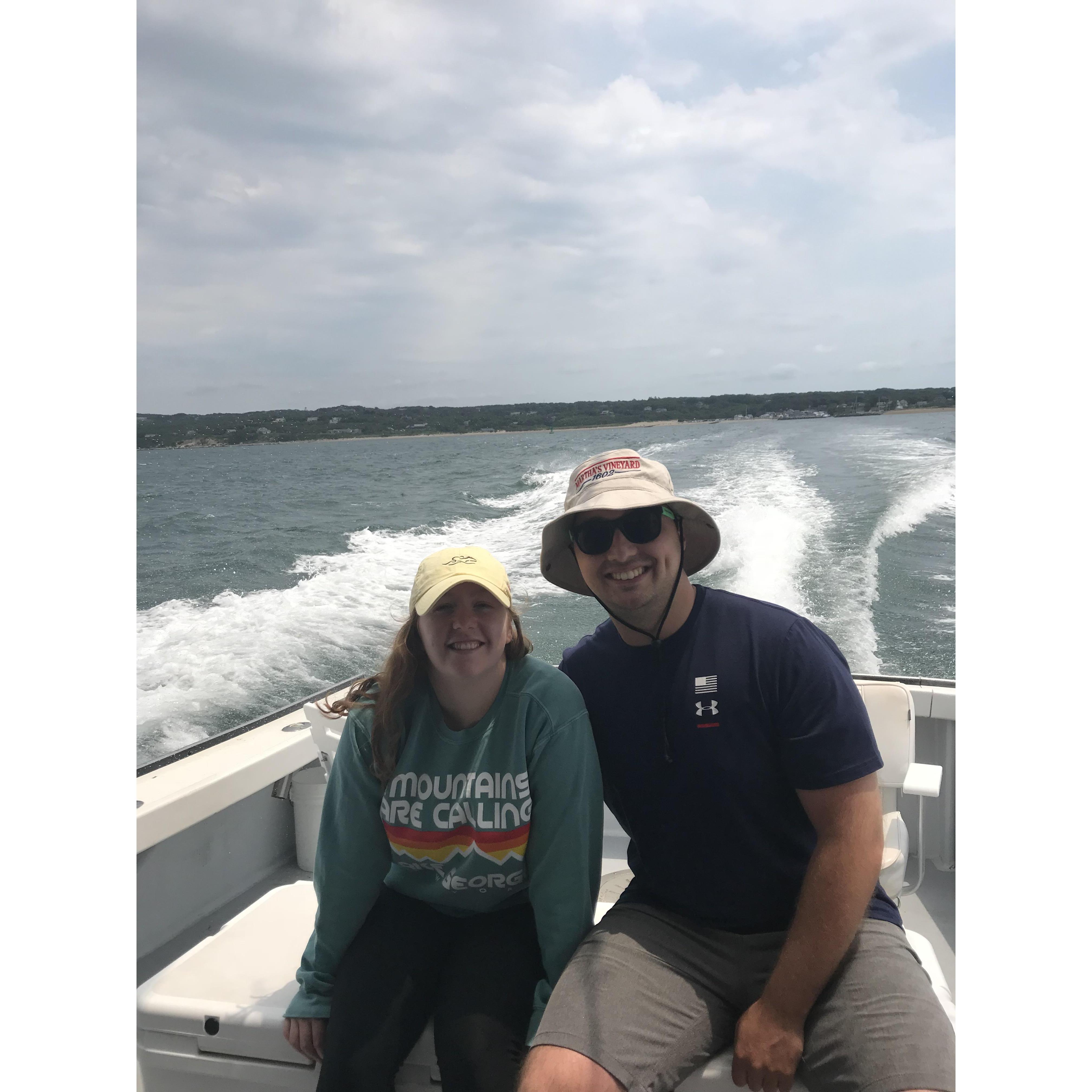 A fishing trip from Menemsha, Summer 2018