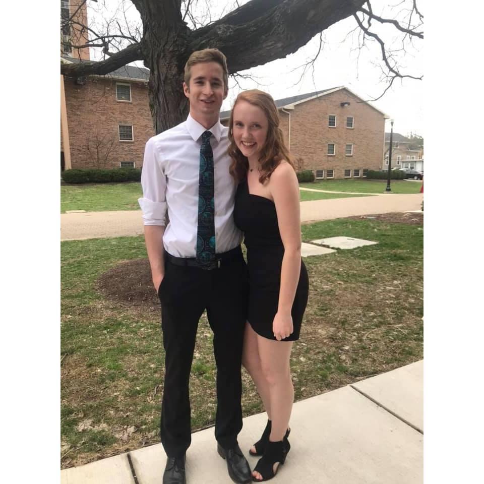 April 5th, 2019 - The very first photo we ever took together. He flew all the way to Ohio to go to my sorority's spring formal, one month after we officially started dating:)