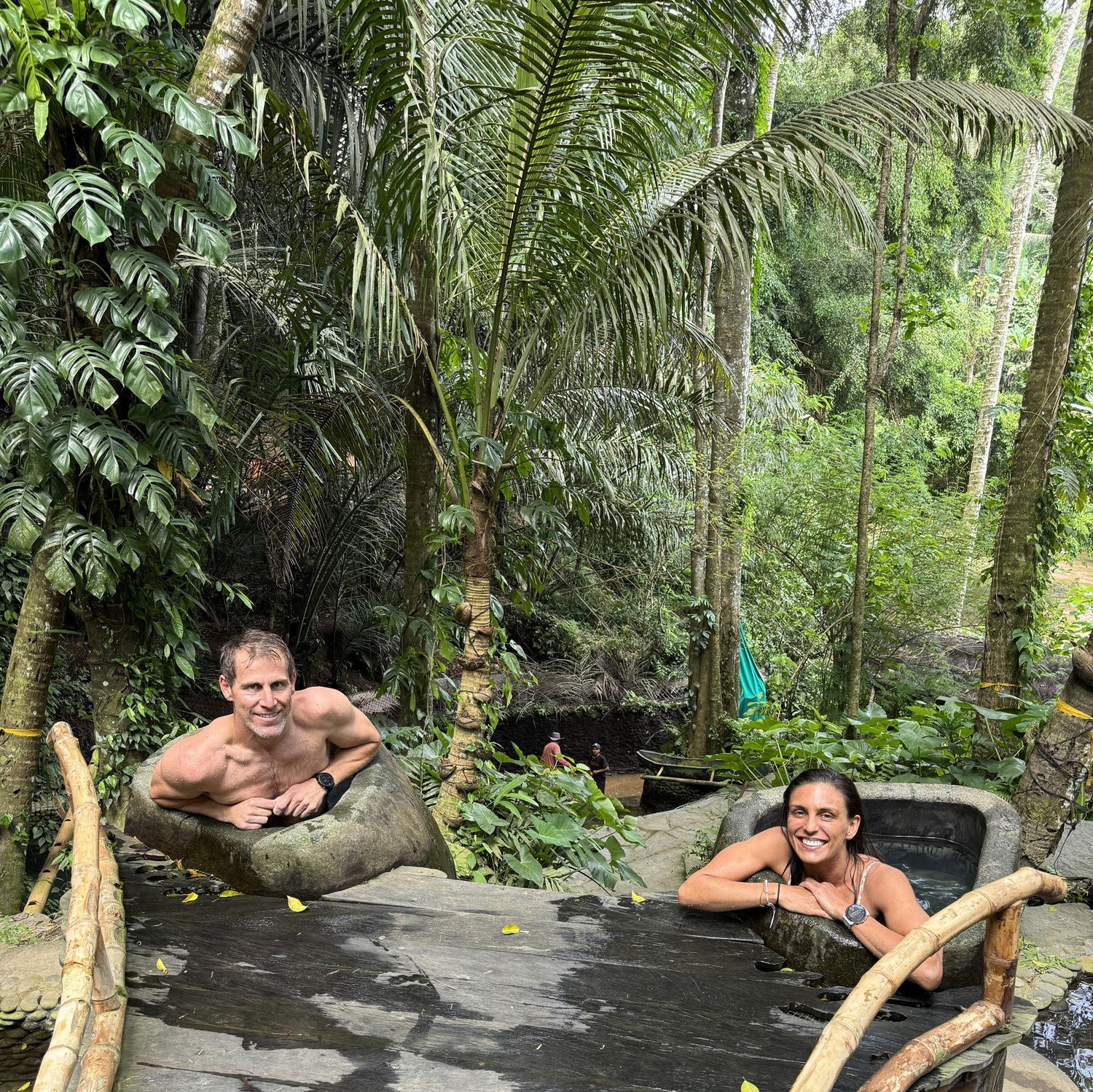 Ice baths in Ubud, Bali