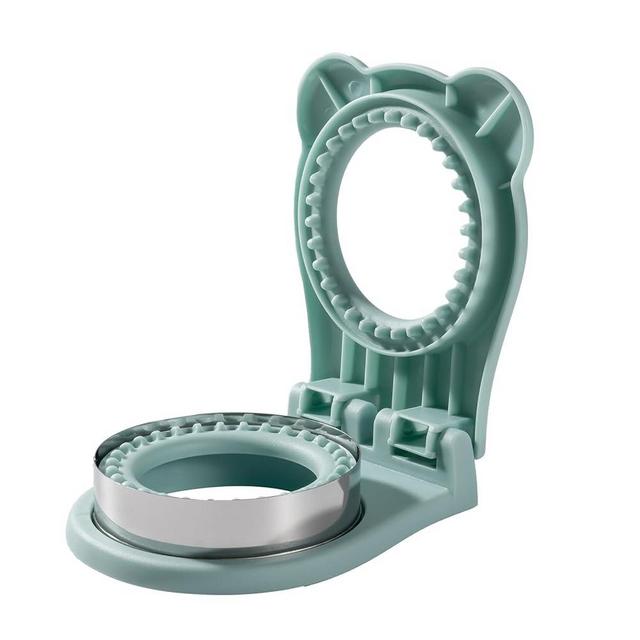 CHICHAUS Uncrustable Sandwich Maker,Sandwiches Pocket Circle Shape 3.7Inch Sandwich Cutter and Sealer,Sandwich Cutter for Kids Breakfast and lunchboxes (Light Blue)