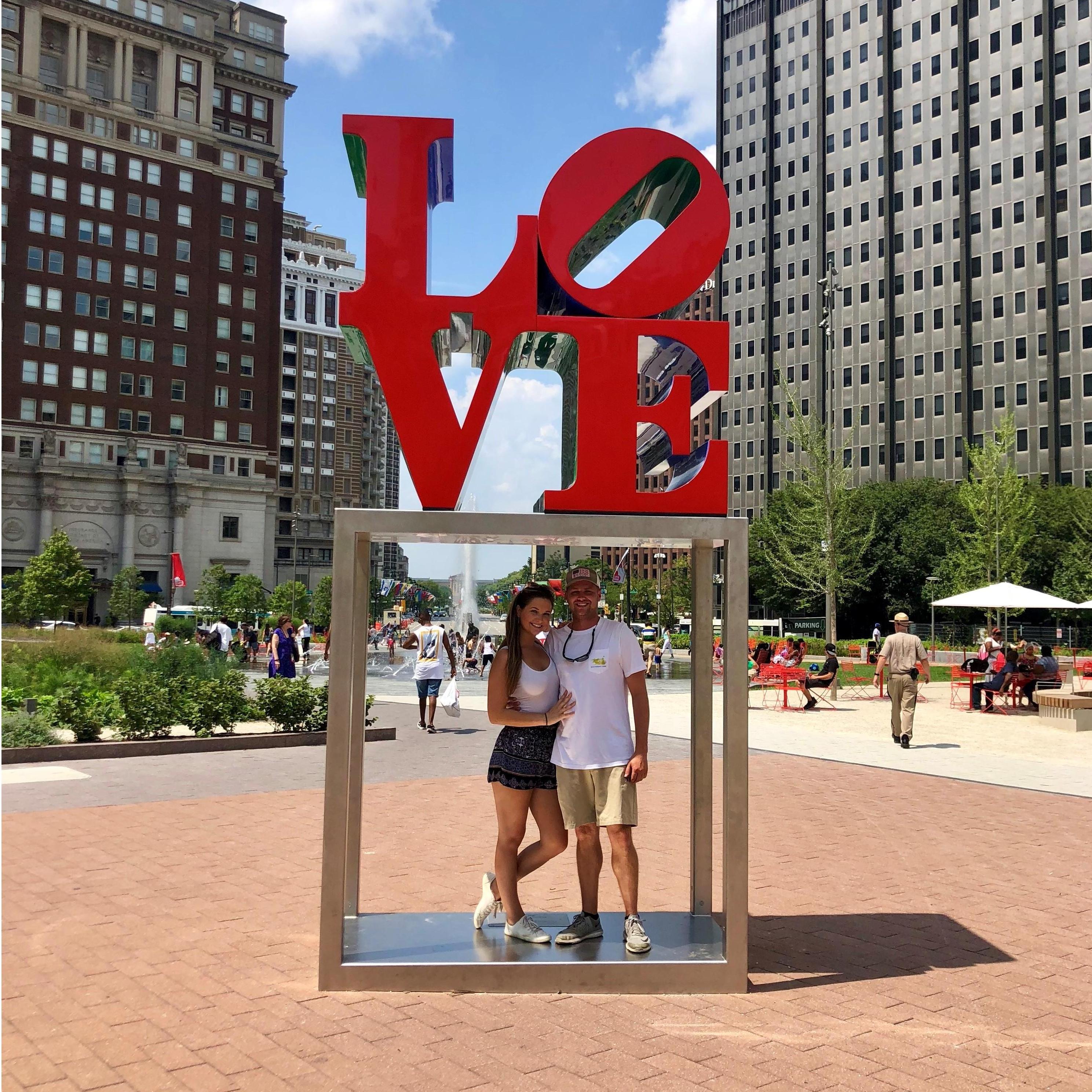 LOVE sign in Philly