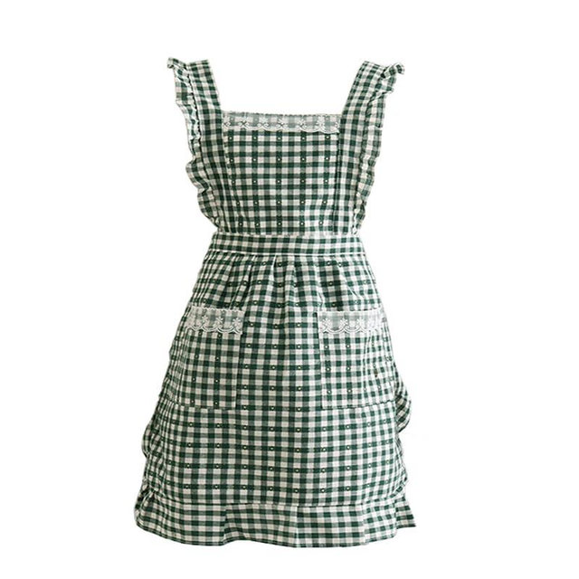 RchleaKry Cute Apron for Women with Pockets, Vintage Apron, 34'' x 27'' Cooking Apron, Perfect for Cafe Shop, Baking, Cooking