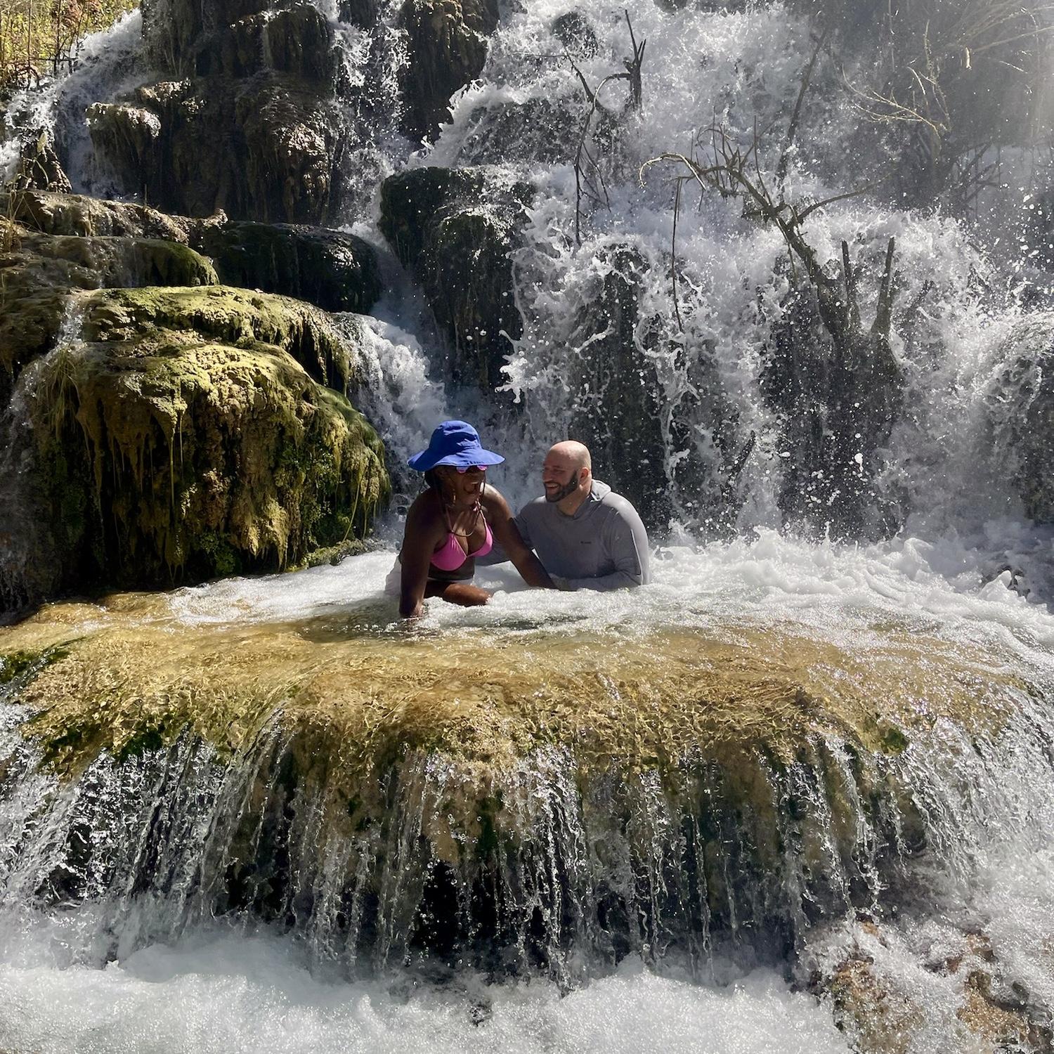 Havasupai. One person's refreshing water is another person's cold.