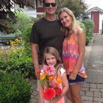 In Hood River Oregon...where we would marry years later! Few hours before Oakley's epic meltdown.
