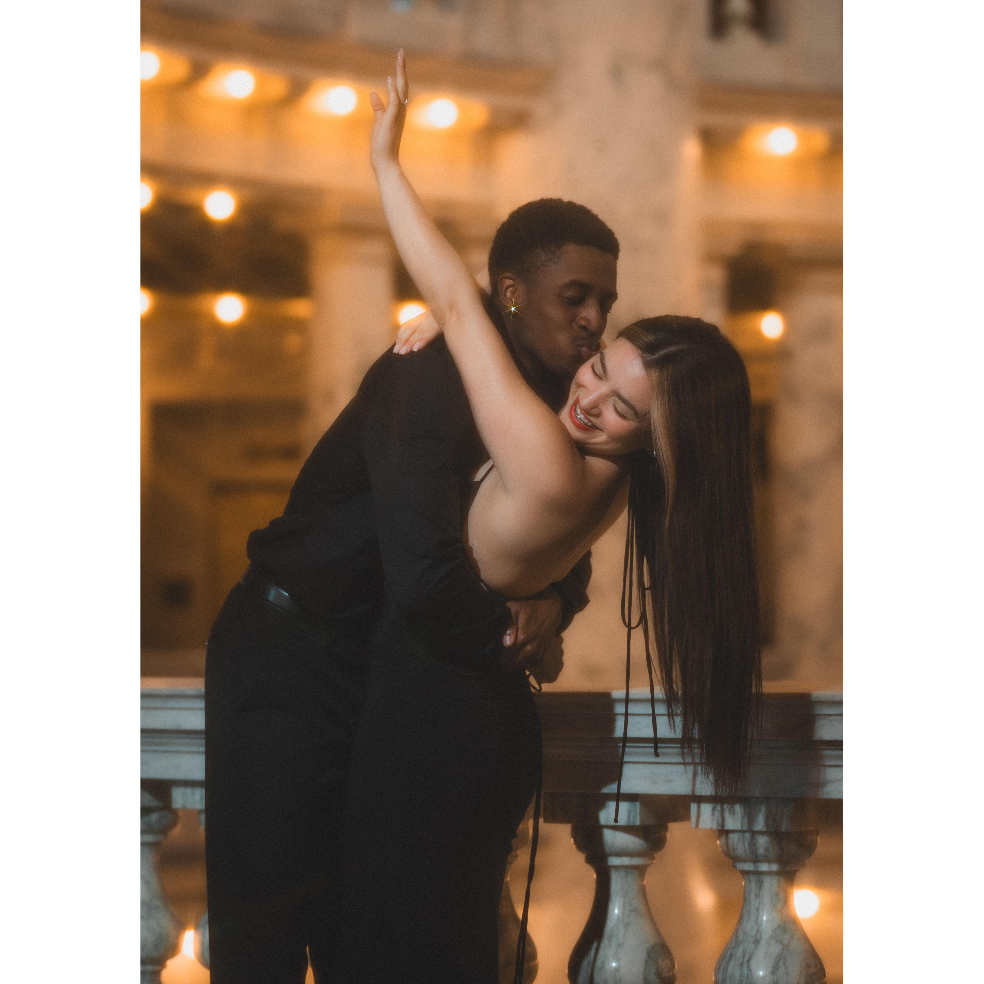 Soaking in the love.