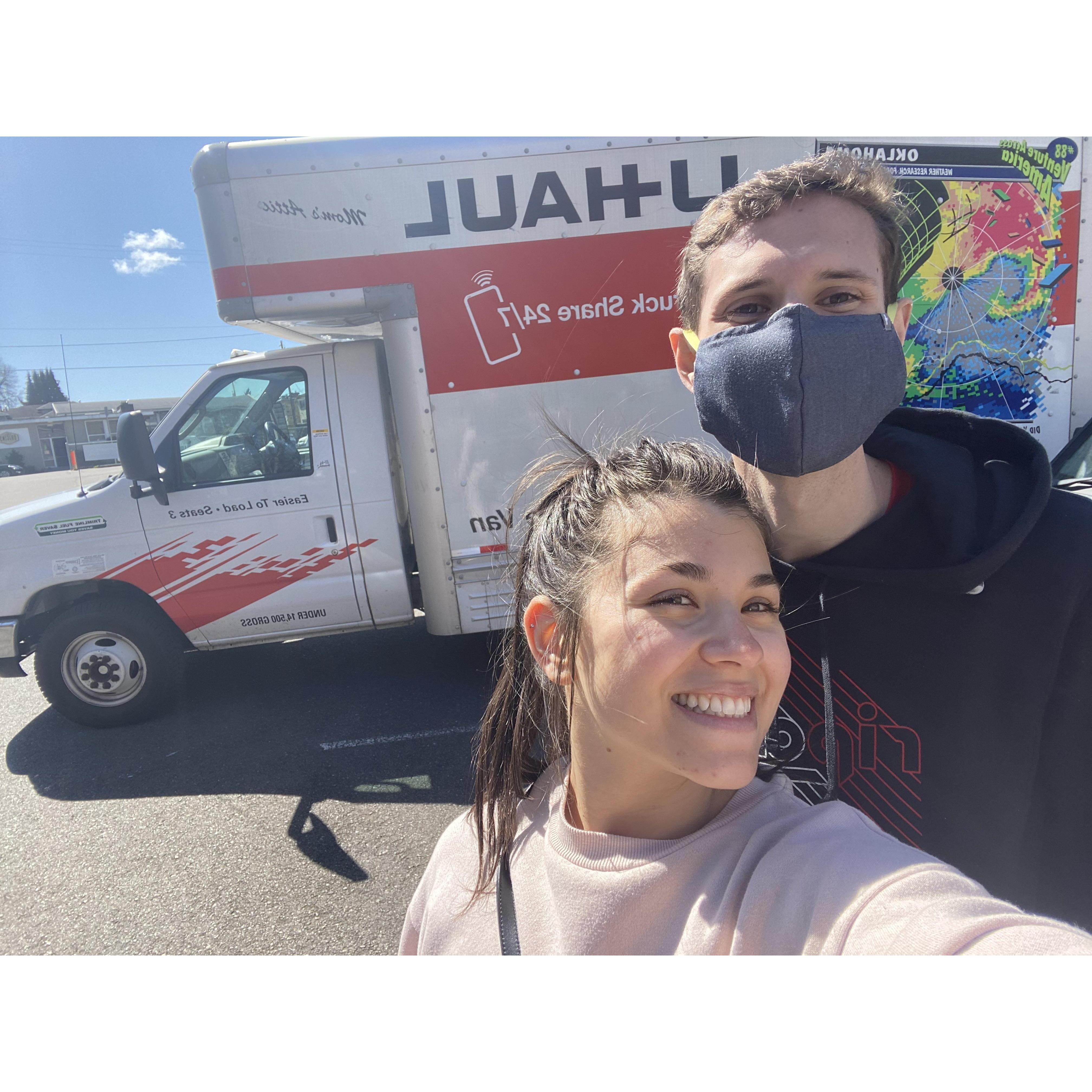 Moved back to Portland from Seattle! - March 2021