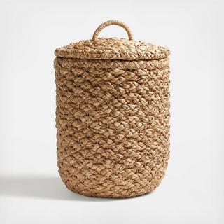 Emyln Woven Hamper with Lid