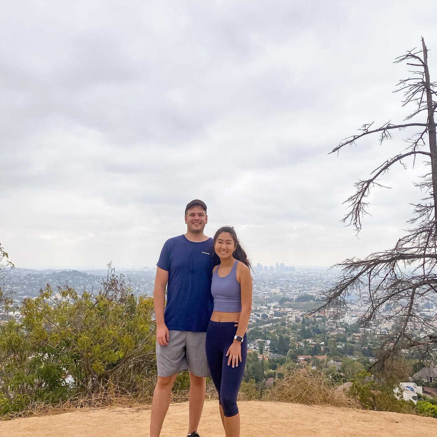 Cece’s first time visiting Griffen in Los Angeles- had to do the Hollywood hike!